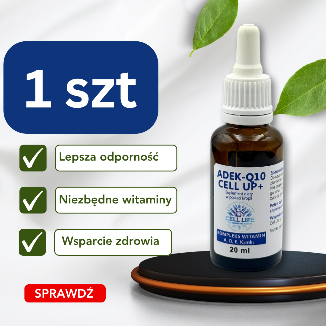 Pakiet Start 1 sztuka ADEK + Q10 Cell Up+