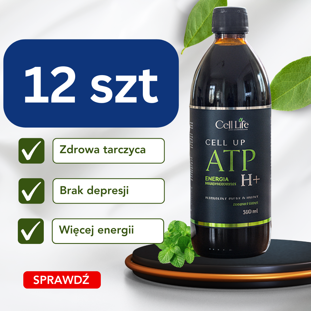 Pakiet Premium - 12 butelek Cell Up ATP H+