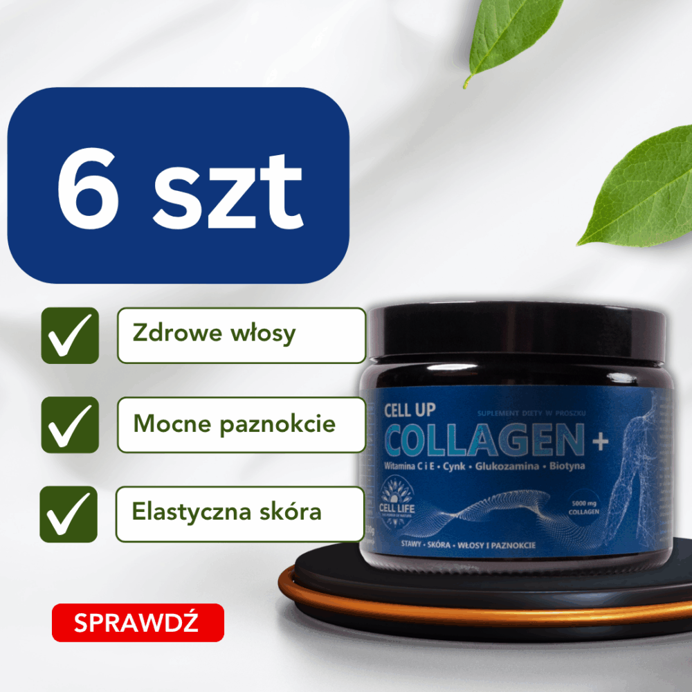 Pakiet Premium - 6 sztuk Cell Up Collagen+
