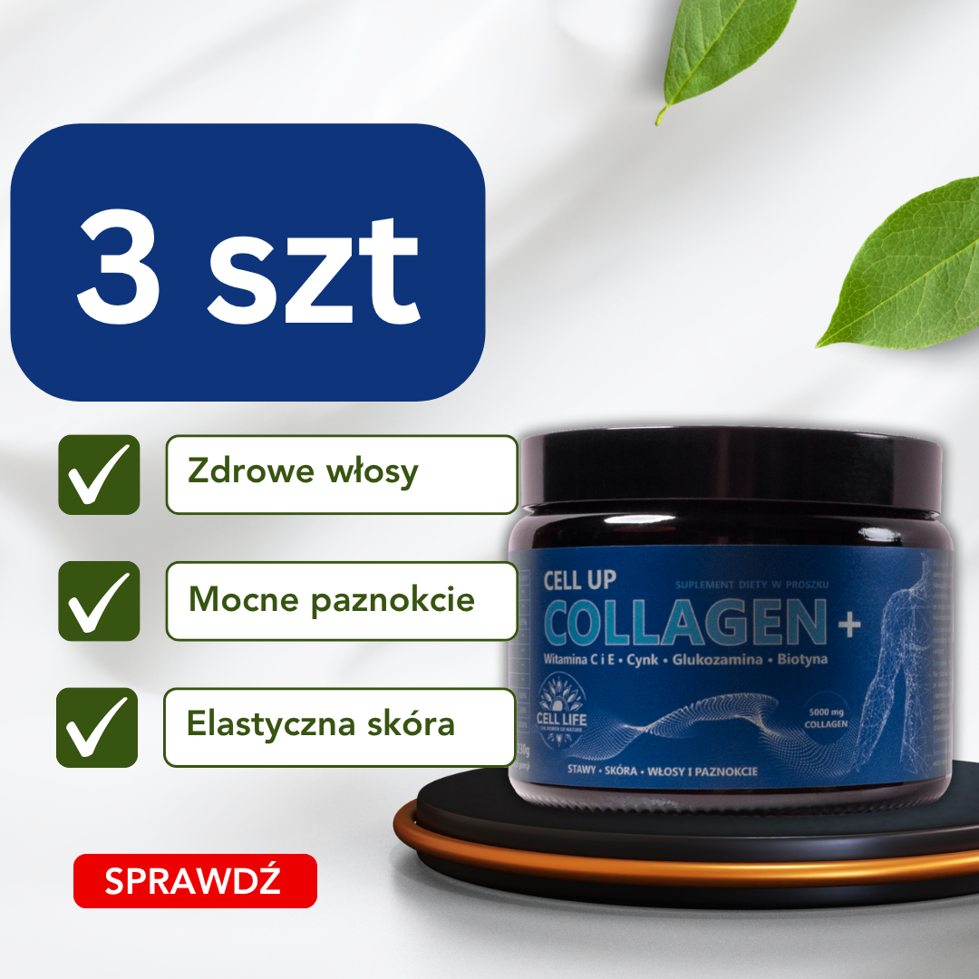 Pakiet Basic - 3 sztuki Cell Up Collagen+