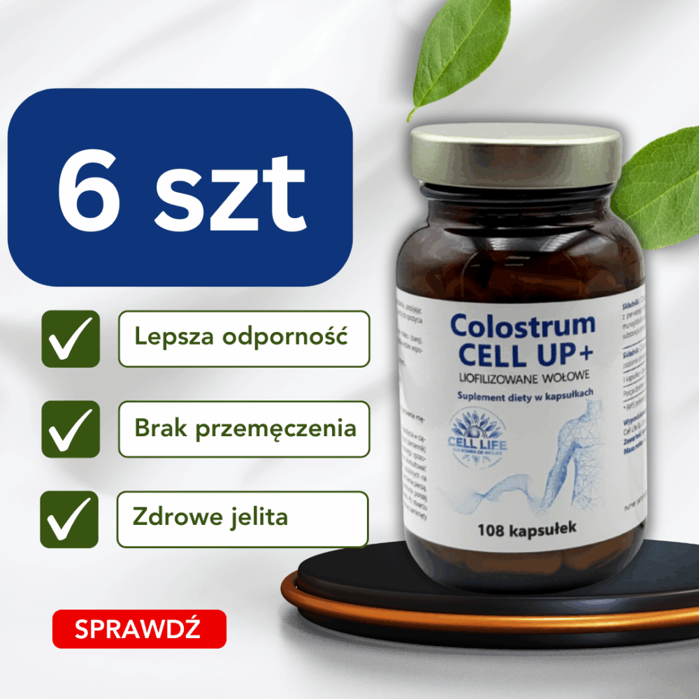 Pakiet Premium - 6 sztuk Cell Up Colostrum+