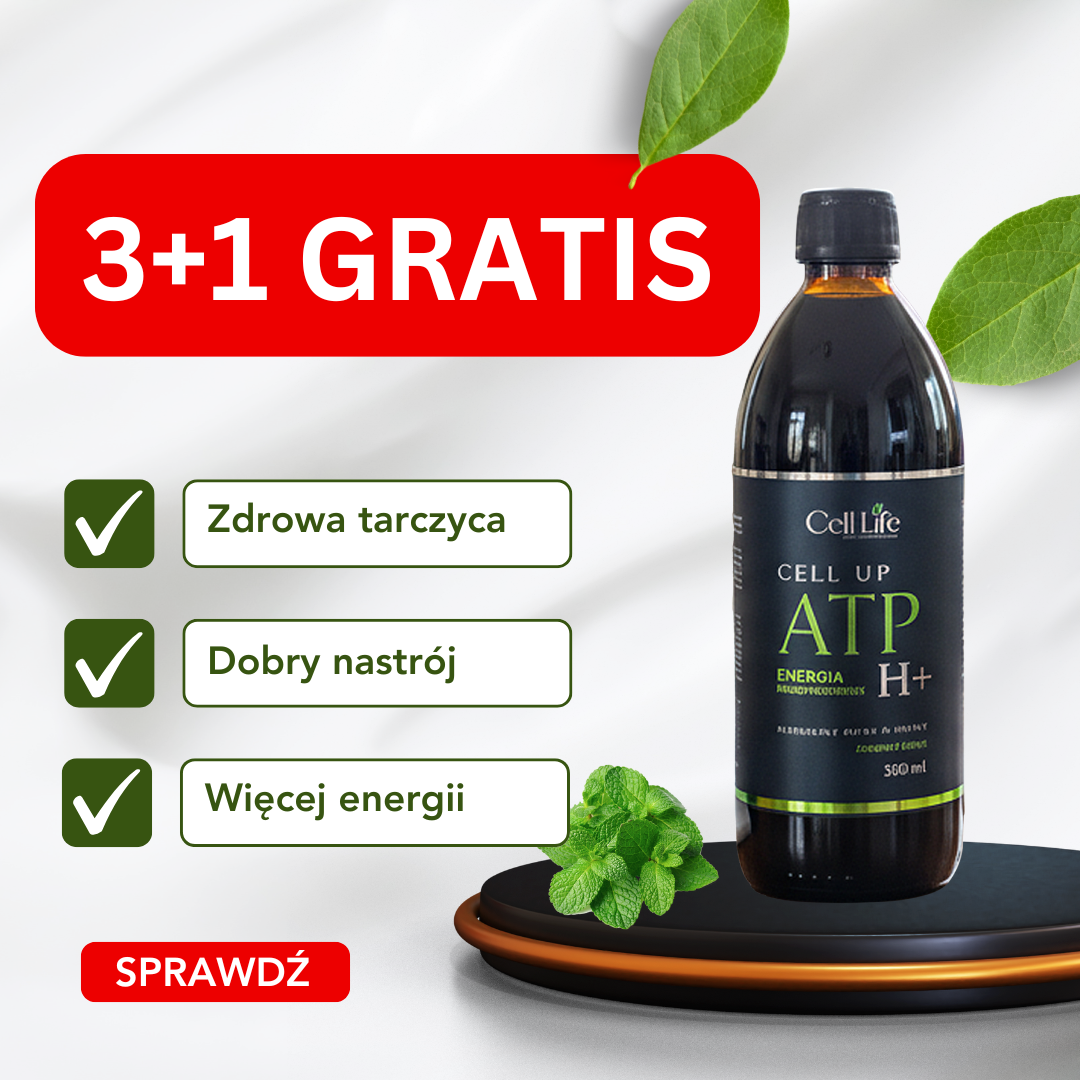 Zestaw 3+1 CELL UP ATP H+ - WSPARCIE ENERGII W MITOCHONDRIACH